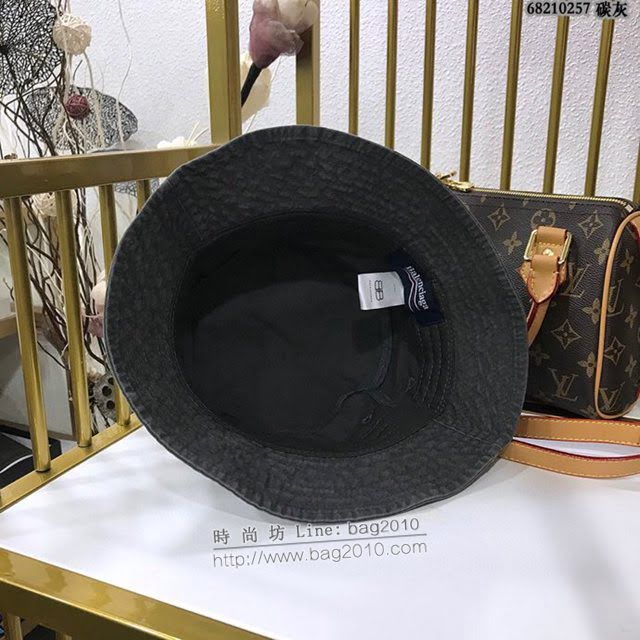 Balenciaga男女同款帽子 巴黎世家2021新款長標簡約風漁夫帽遮陽帽  mm1438